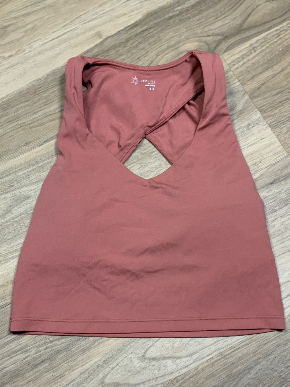 Mauve Cross-Back Women's Tank Top